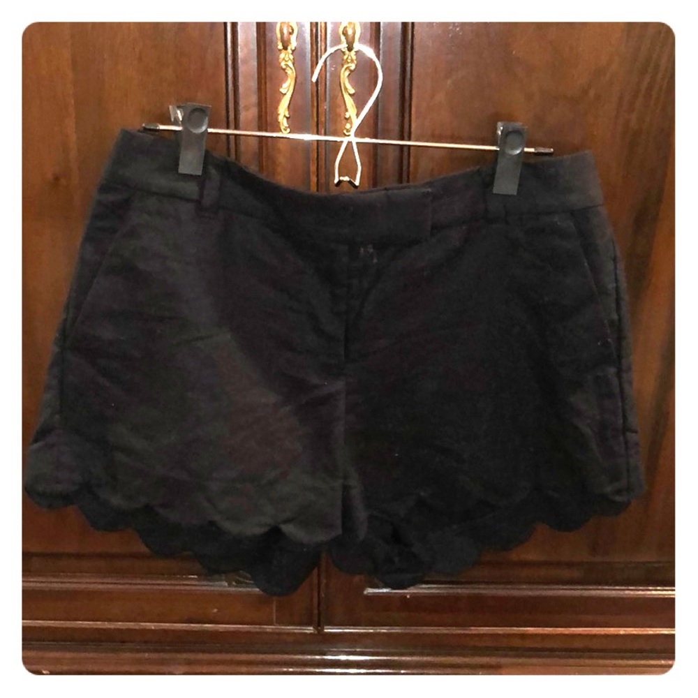 Jcrew scalloped shorts